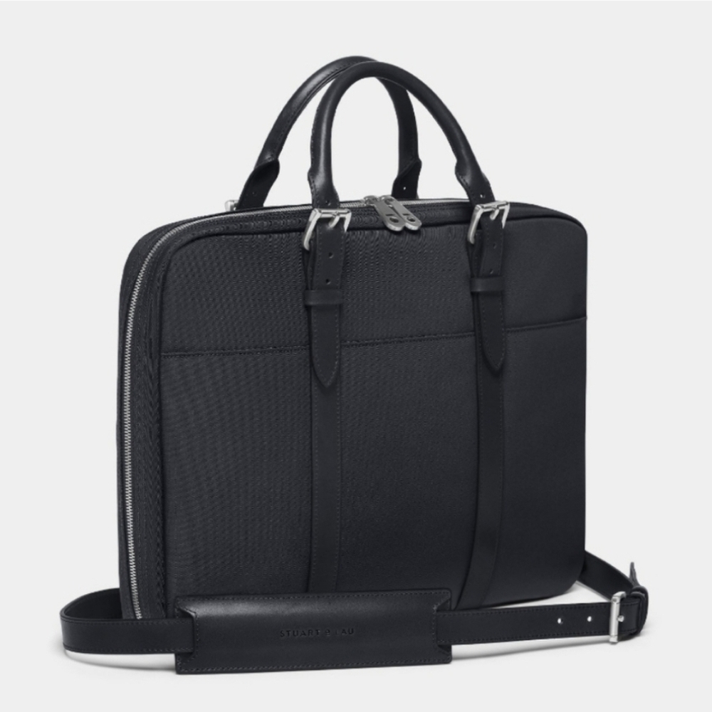 Stuart & Lau The Cary Briefcase – Black – Excellent Condition